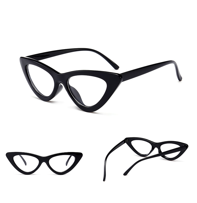 Retro PeeK-a- Boo Cat Eye Sunglasses