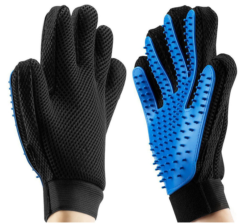 Pet Deshedding & Massaging Mitt (Great for Cats/Dogs)