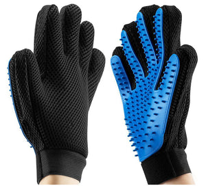Pet Deshedding & Massaging Mitt (Great for Cats/Dogs)