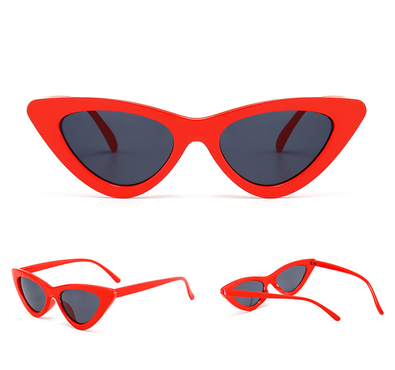 Retro PeeK-a- Boo Cat Eye Sunglasses