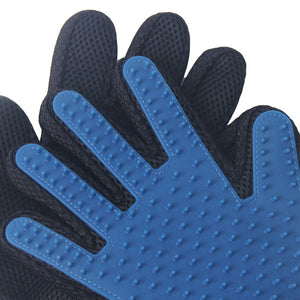 Pet Deshedding & Massaging Mitt (Great for Cats/Dogs)