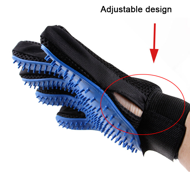 Pet Deshedding & Massaging Mitt (Great for Cats/Dogs)