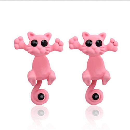 Ear Studs Cartoon Cat Fun ~ New Arrivals 2018 (10 Colors)