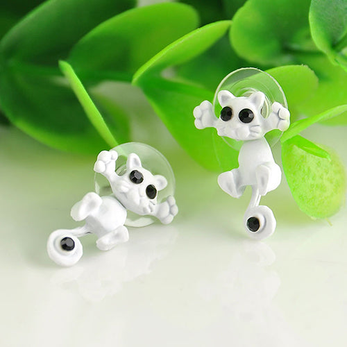 Ear Studs Cartoon Cat Fun ~ New Arrivals 2018 (10 Colors)