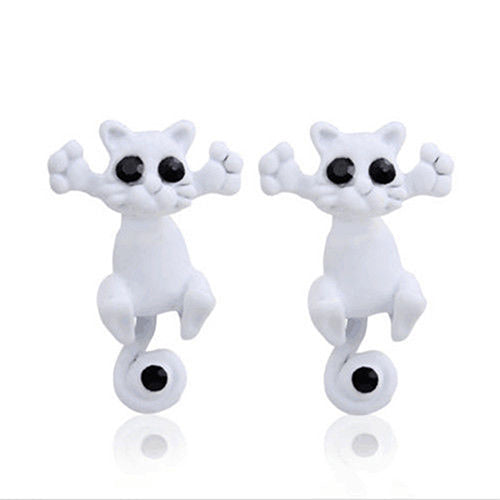 Ear Studs Cartoon Cat Fun ~ New Arrivals 2018 (10 Colors)