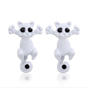 Ear Studs Cartoon Cat Fun ~ New Arrivals 2018 (10 Colors)