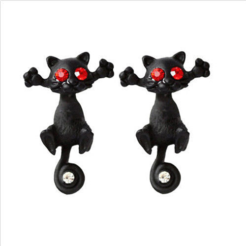 Ear Studs Cartoon Cat Fun ~ New Arrivals 2018 (10 Colors)