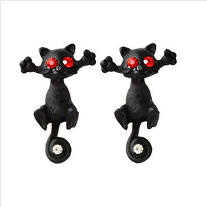 Ear Studs Cartoon Cat Fun ~ New Arrivals 2018 (10 Colors)