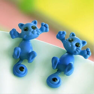Ear Studs Cartoon Cat Fun ~ New Arrivals 2018 (10 Colors)