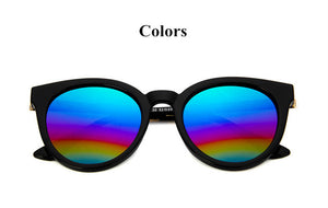 cat eye pink sunglasses woman shades mirror female square sun glasses for women coating oculos 2017 fashion brand sunglasses