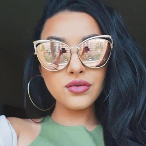 Mirrored Sunglasses Oversized Design