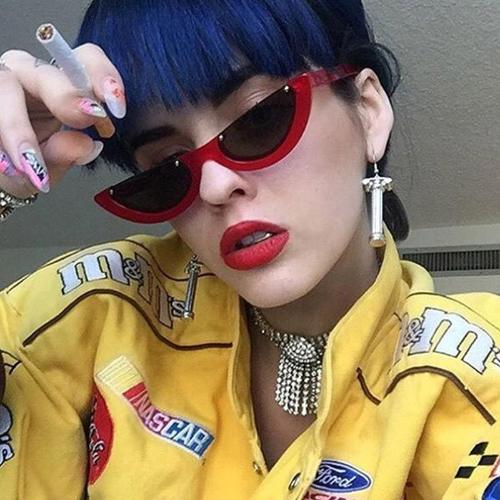 Cat Eye Sunglasses Rimless