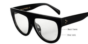 'Intellectual Chic" Cat Eye Glasses Clear & Shaded