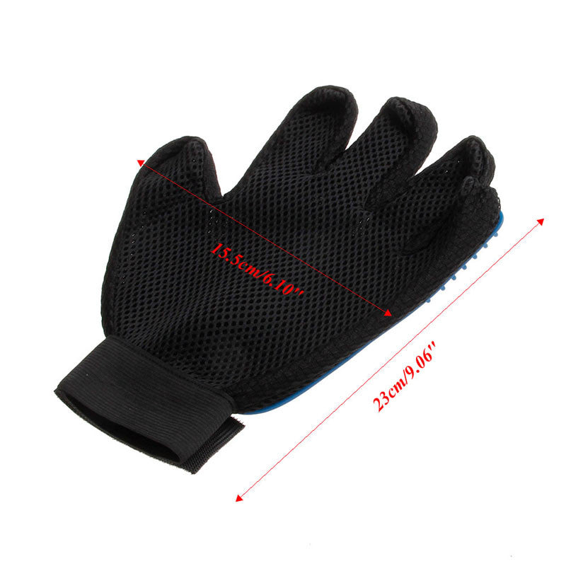 Pet Deshedding & Massaging Mitt (Great for Cats/Dogs)