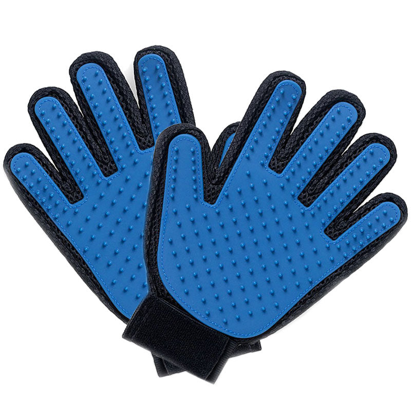 Pet Deshedding & Massaging Mitt (Great for Cats/Dogs)