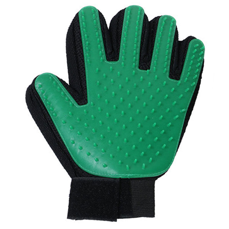 Pet Deshedding & Massaging Mitt (Great for Cats/Dogs)