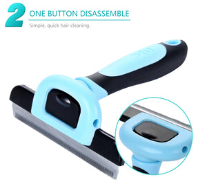 Cat/Dog Grooming Comb With Detachable Clipper Attachment
