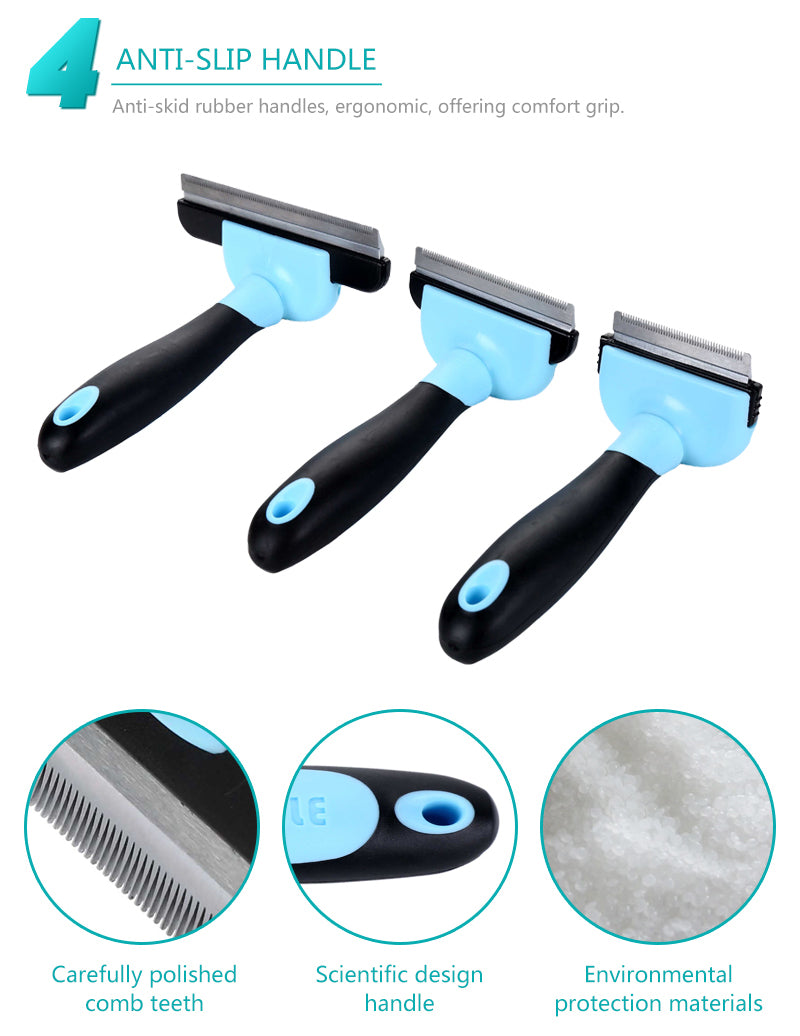 Cat/Dog Grooming Comb With Detachable Clipper Attachment